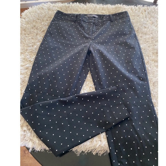 polka dot skinny pants